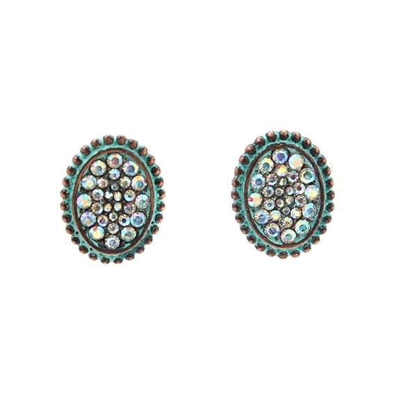 Turquoise concho studs - Picture 1 of 1